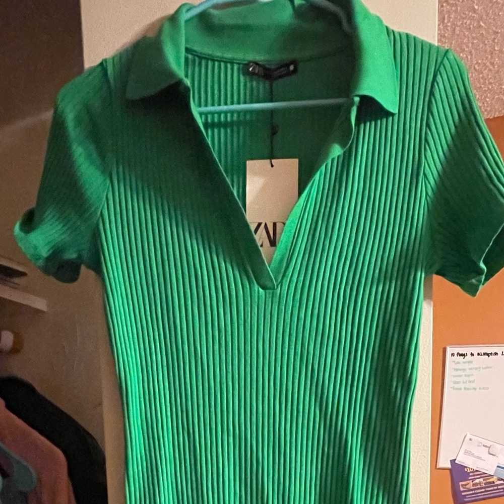 Zara Green MIDI dress.